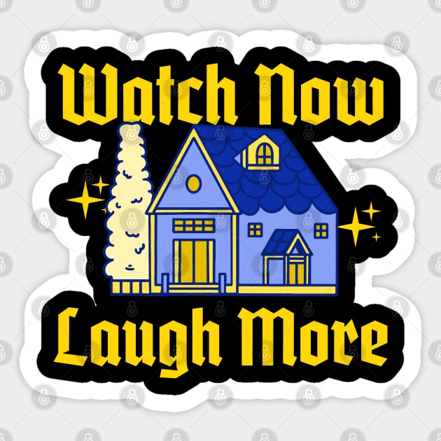 Watch Now Sticker by TEENIE DESIGN